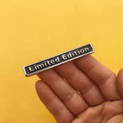 3D chapeamento metal edição limitada logotipo adesivo, pára-choque traseiro do carro, emblema tronco, acessórios do carro preto, ajuste exterior decalque