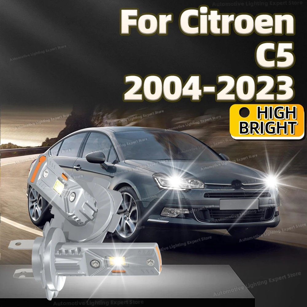 

2 шт., 180 Вт, светодиодная лампа высокой мощности, турбо-фара 6000K CSP, мощная автомобильная лампа для Citroen C5 2004-2023 2008 2009 2010 2011 2012 2013