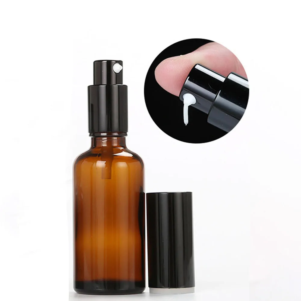 10/20/30 Stuks 10 Ml 15 Ml 20 Ml 30 Ml 50 Ml 100 Ml Glazen Spray Fles Amber Bruin Lotion Pomp Fles Reizen Parfum Verstuiver Hervulbare