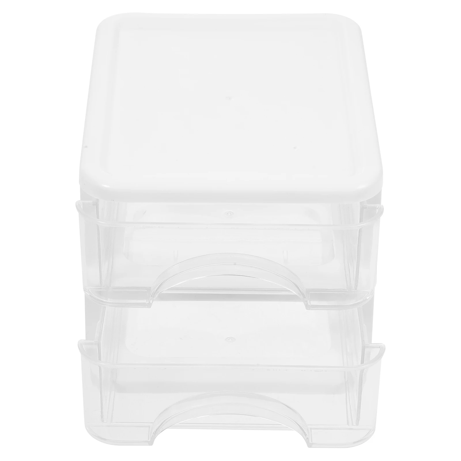 

Drawer Style Stationery Organizer Plastic Desk Box For Cosmetics Stationery Multi-Function Desktop Holder Light