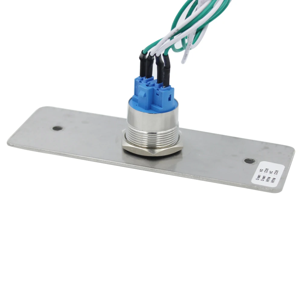 Waterproof switch Door Exit Button Release Push Switch Stainless Steel Alloy with for Access Control Lock System