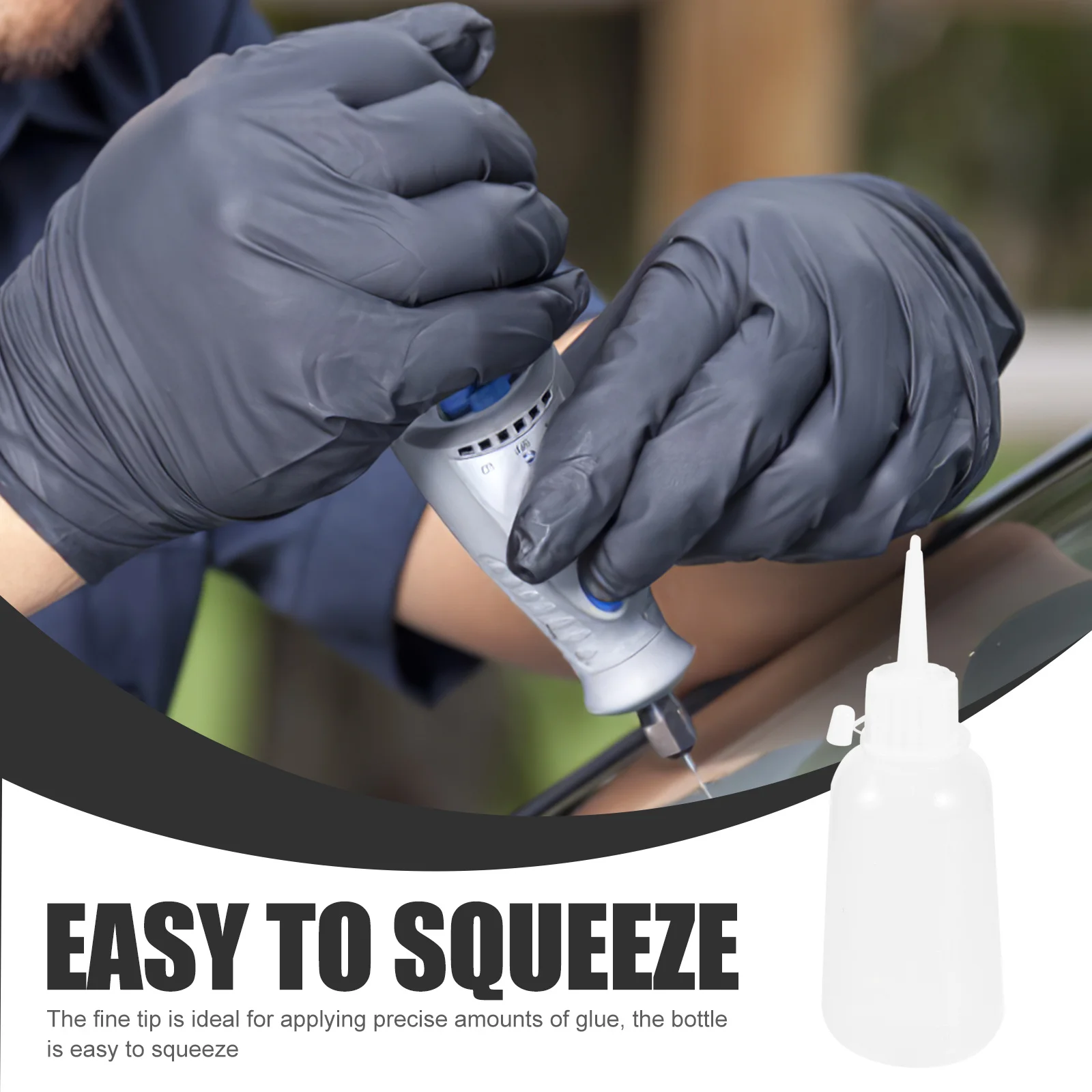 

10pcs Needle Tip Glue Bottle For Sewing Machine Repair Squeeze Top Plastic Applicator Reusable Fine Tip Oil Dispenser Tool