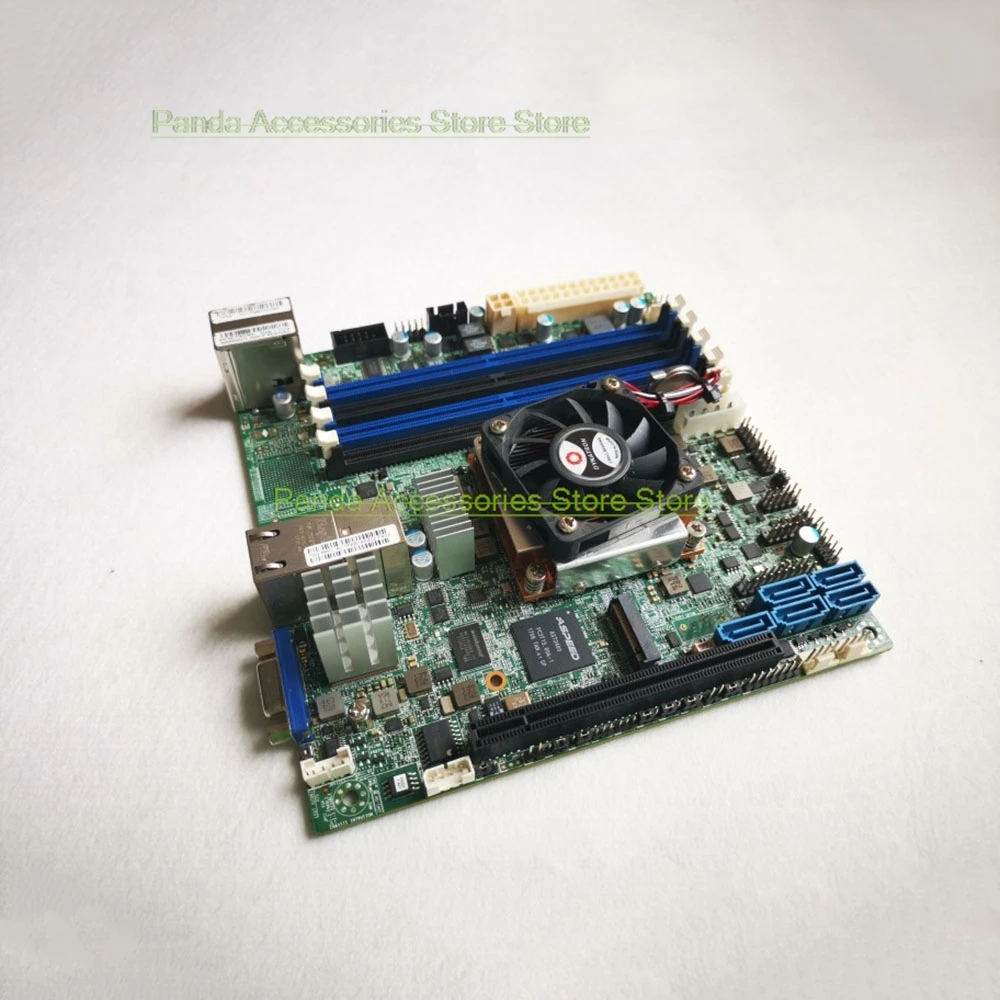 Stable Version X10SDV-4C-TLN4F Xeon D-1521 NAS Server Motherboard NAS 17 * 17cm