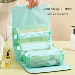 Makeup Bag Detachable Multi-function Female Portable Travel Large Capacity High Beauty Cosmetics Makeup Brush Storage Wash Bag