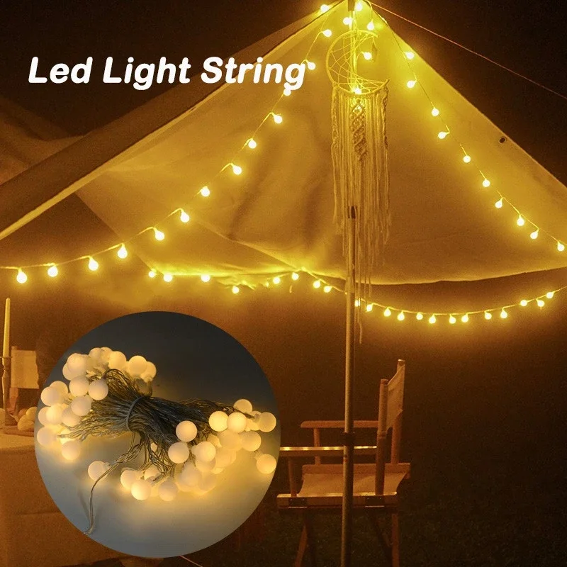 10M USB/Battery Power Ball LED String Lights Garland Lights Outdoor Lamp Wedding Garden Fairy Lights Christmas Decoration