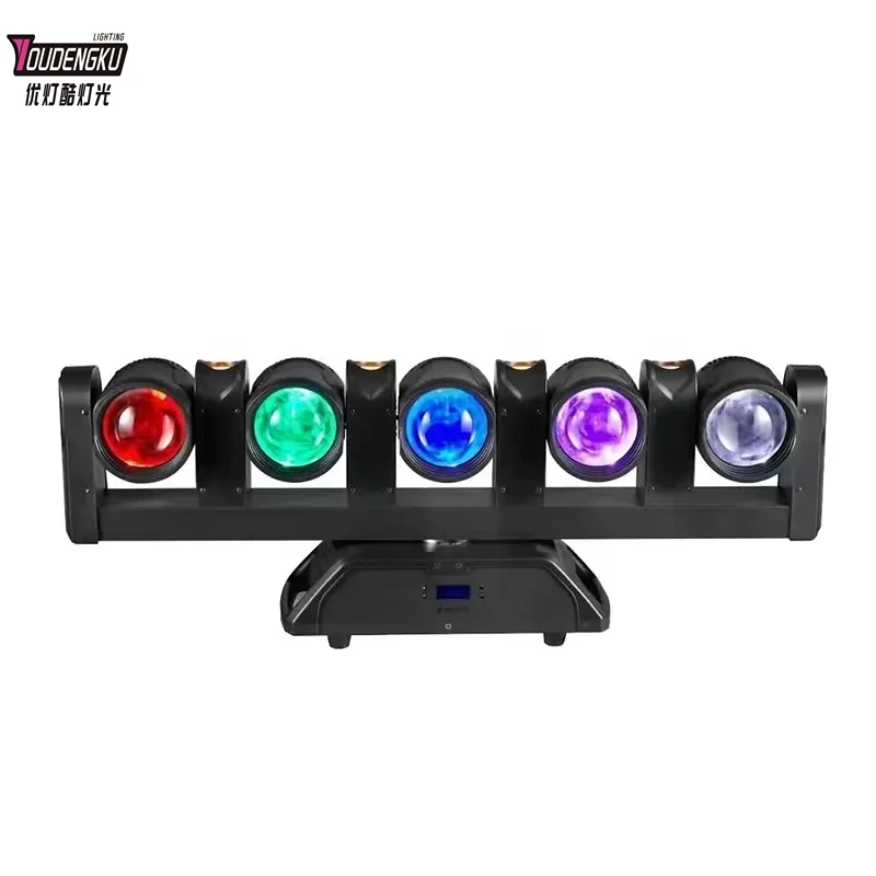 

4 pieces led beam disco bar stage moving head 5*80w 4in1 rgbw led moving head wash beam light