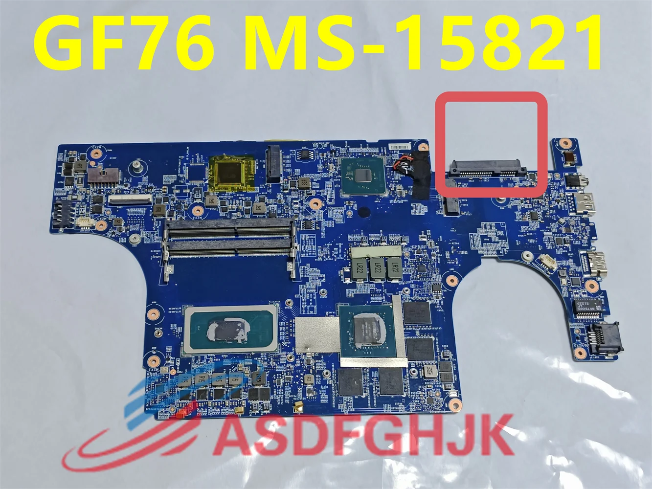 

Original MS-15821 motherboard for MSI GF76 MS-1581 MS-1582 laptop motherboard MS-15821 with i7-11800H CPU, RTX3050Ti GPU