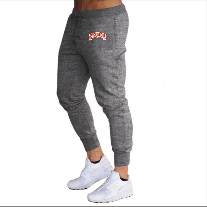 Pantalon de survêtement en velours côtelé imprimé Backwood pour hommes, pantalon décontracté, taille élastique, petits pieds, automne, hiver, nouveau, 2023