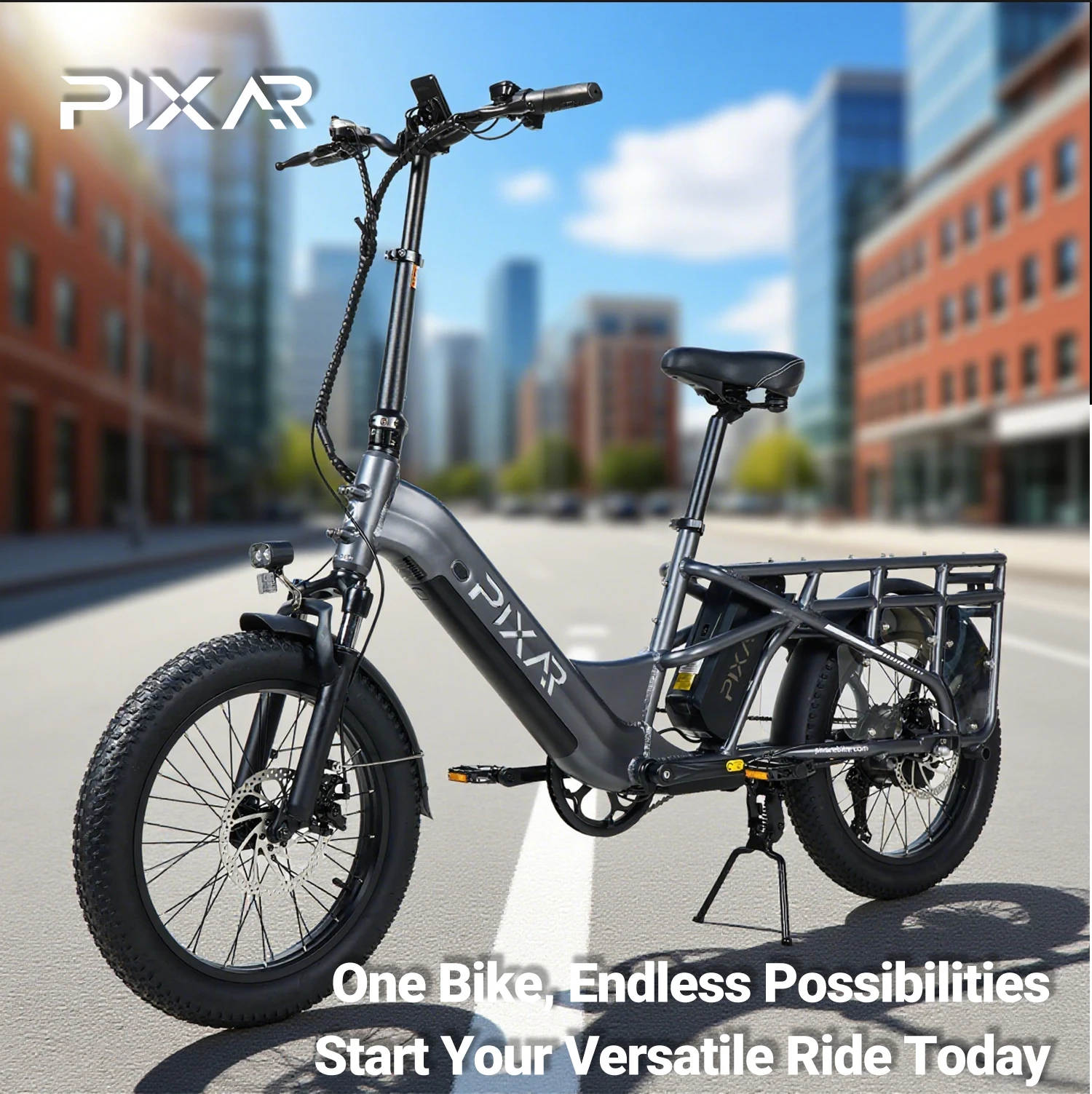 48V500W Electric Bike Lightweight 6061 Aluminum Alloy with EVE 10.4AH Battery & 7 Speed for Daily Riding