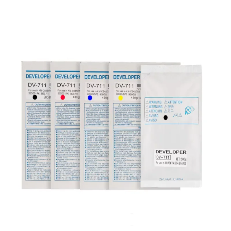 DV711 Developer Powder Compatible For Konica Minolta Bizhub C450 C451 C452 C550 C552 C552 C650 C652 C654 C754 C758 Developer