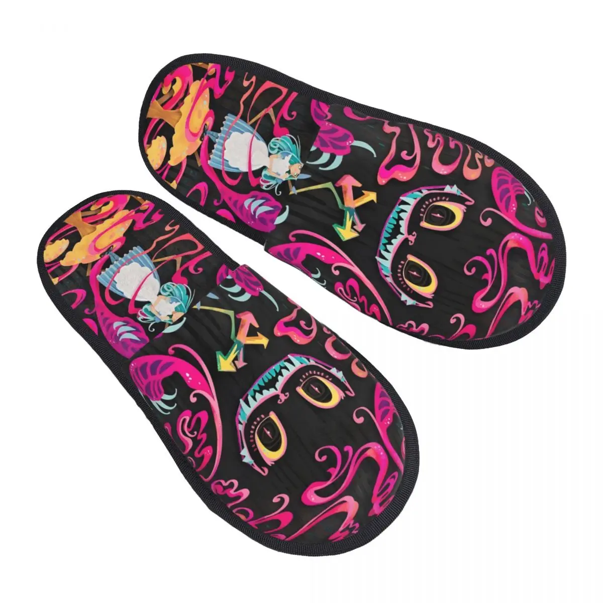 

Тапочки для гостей Чеширского кота на заказ для женщин в отеле, домашние тапочки «Алиса в стране чудес»