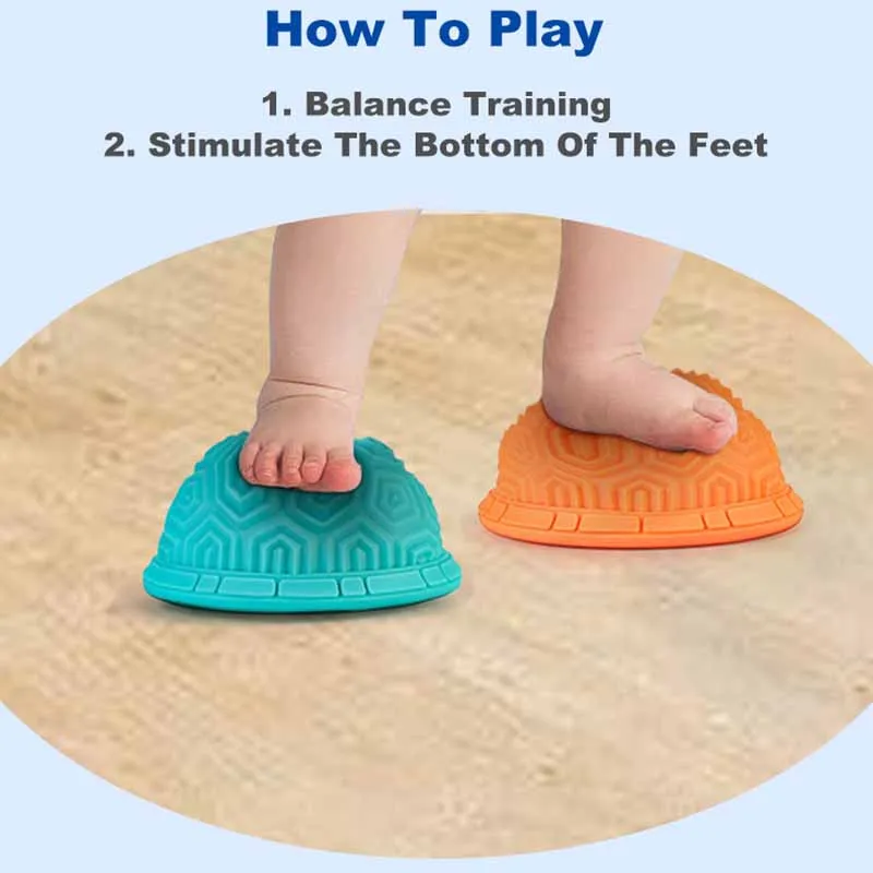 طفل يخطو الحجر التوازن التكامل الحسي لعبة مونتيسوري السائل اللمس الزحف الحصير Parish نشط لعبة معدات التوحد