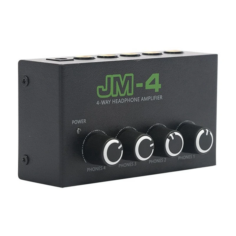 4-Way Headphone Amplifier 4 Channel Real Stereo Hifi Earphone AMP Audio USB Headphone Amplifier Easy Install