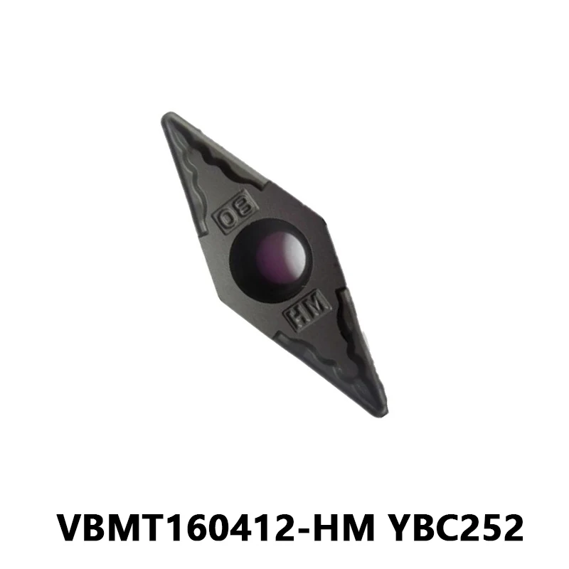 

Lathe Tool VBMT160412-HM YBC252 VBMT160412 HM 100% Original Carbide Inserts Turning Blades Turning Cutting Tool Mechanical VBMT