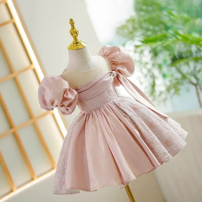 

Children's Formal Dress Princess Dress Girls' High-end Host Showcase One-year-old Piano Performance Costume Birthday Puffy Dress