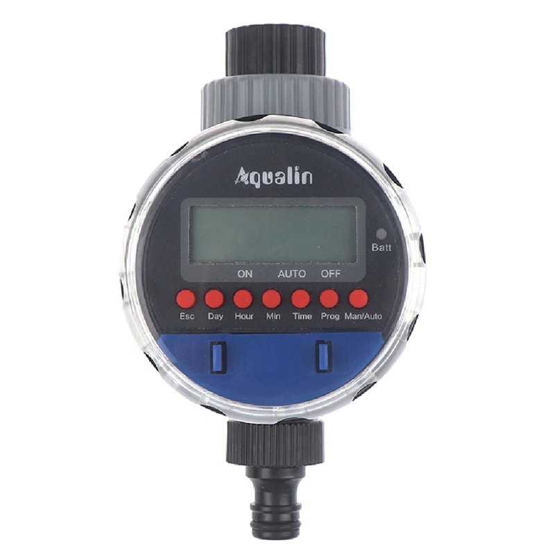 1 PCS LCD Display Garden Watering Timer Plastic+Metal 8 Programs Electronic Ball Valve Water Timer For Garden Watering