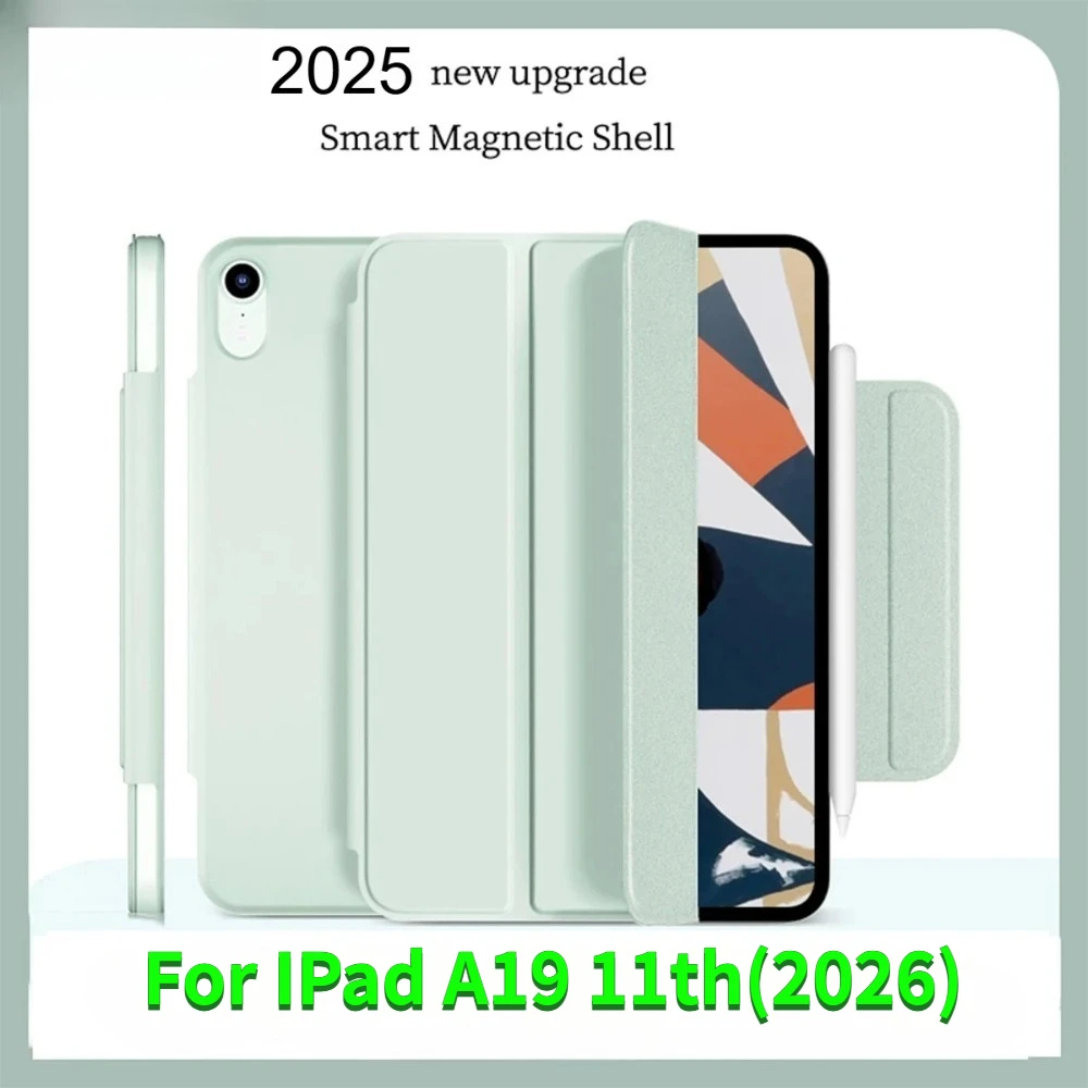 2026 Ultra Thin Strong Magnetic Split Tablet Case for IPad A19 12th A16 11th 10th Pro Air 8 M5 M4 M3 M2 11/13/12.9 Mini7/6 Cover