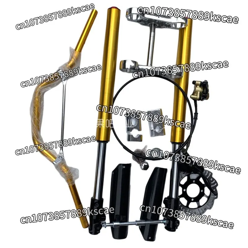 Off-Road Dirt Bike Kit 650-800MM Inverted Front Shock Assembly With Matching Shock Pump Stable Front Brake Control Spare