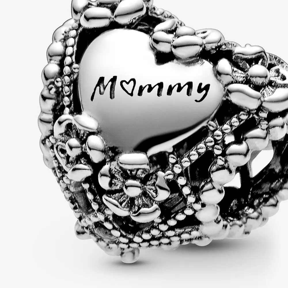 Nuovo 925 Sterling siltring Family Tree Mom Dad Charm of ley 925 catena in rilievo Fit braccialetto Pandora originale gioielli da donna fai da te