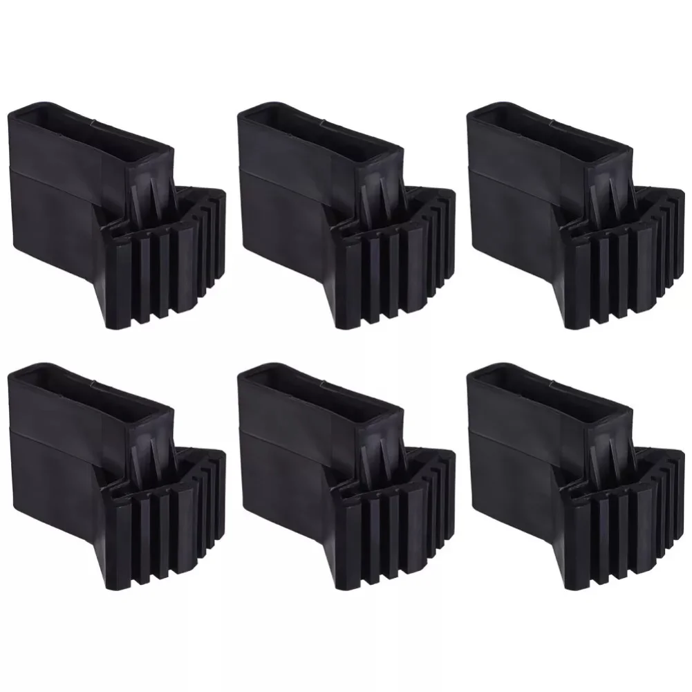 4/6Pcs Rubber Ladder Foot Pads For Folding Telescopic Ladders Anti-Slip Leg Covers With Enhanced Stability And Floor Protection image 6