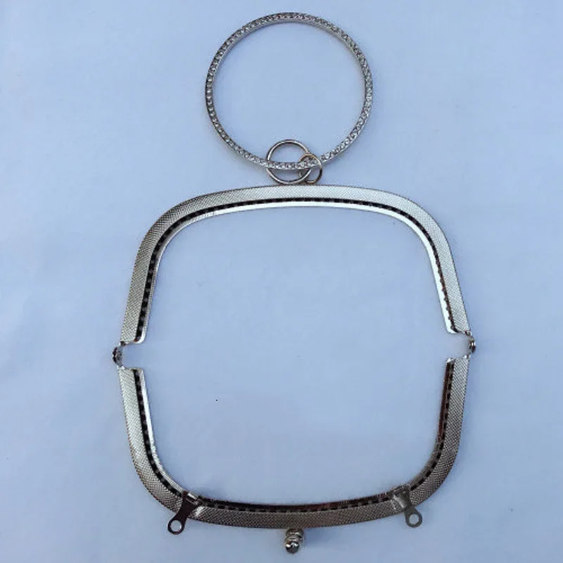 

18,5 см кольцо металлический кошелек рамка античная бронза серебро поцелуй застежка ручка для шитья сумки ремесло портной шить рождественские принадлежности для рукоделия