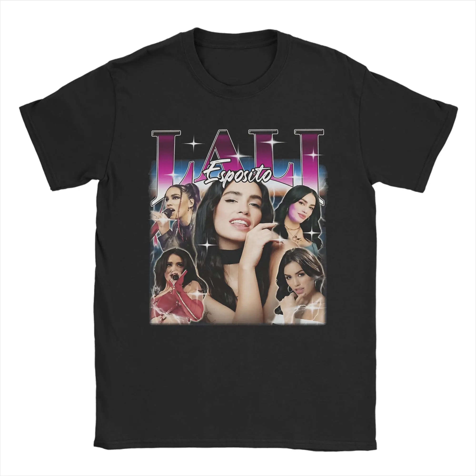 Hombres Mujeres Lali Esposito Singer Pop Music Camisa Algodón Moda Camisetas Ropa Trajes