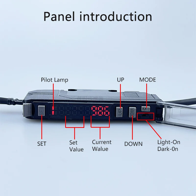 

color sensor RGB color code fiber optic amplifier color code sensor amplifier photoelectric switch PM-C71