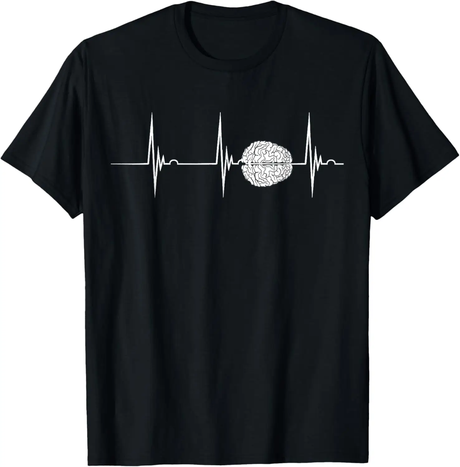 Neuro Nurse Heartbeat EKG Pulse Neuroscience Nursing Brain T-Shirt