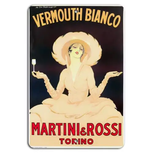 1e,Vintage Elegance: Vermouth Bianco by Martini & Rossi
