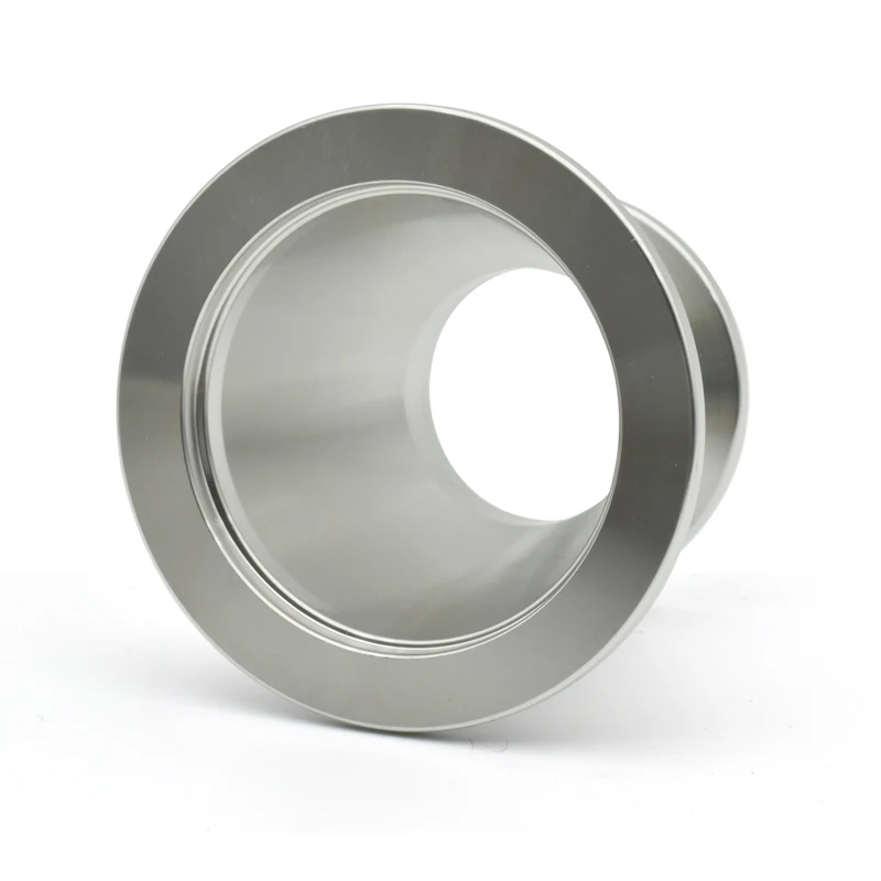 304 الفولاذ المقاوم للصدأ KF فراغ مدبب المخفض، ثلاثة بطاقة شفة المشتركة KF10، KF16، KF25، KF40، KF50 تجهيزات أنابيب فراغ