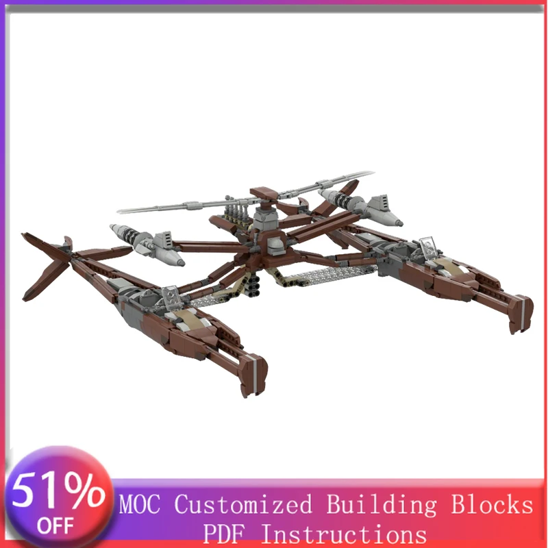 1046 PCS Customize ungle Planet Catamaran MOC Customize Modular Building Block Model Brick Kids Design DIY Toy Christmas Gift