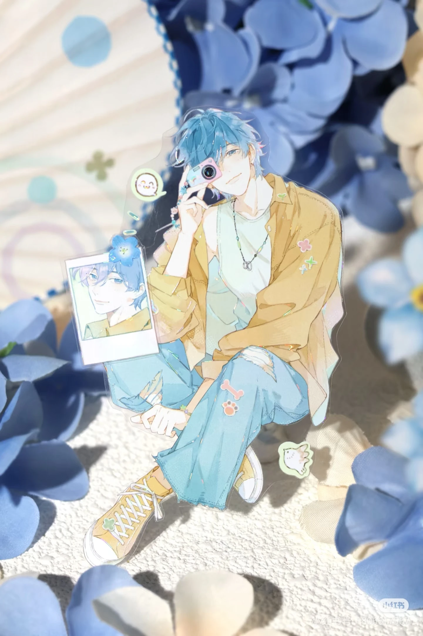 

Блестящее небо, блестящая ПЭТ-лента васи, коллаж, журнал, персонаж Scarpbook