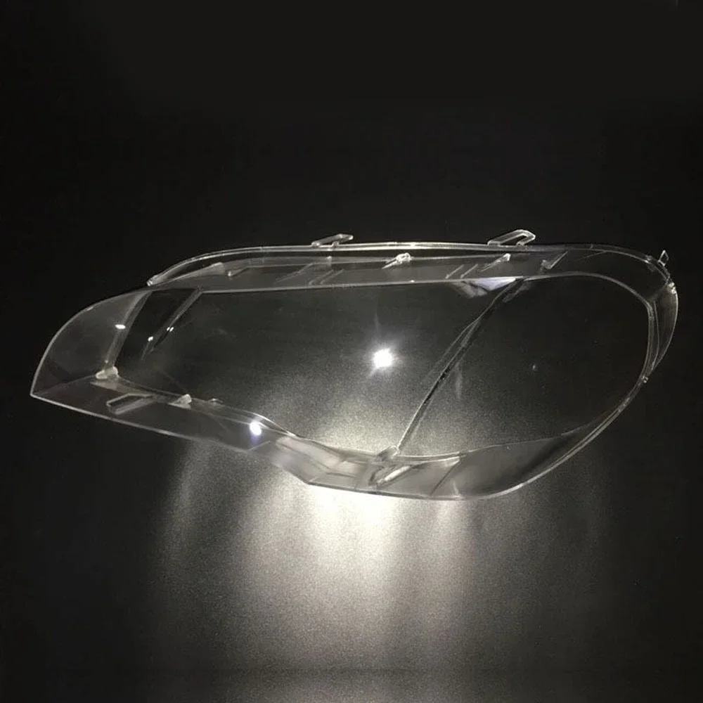 For BMW X5 E70 E71 2008-2013 Car Front Headligh Torganic Glass Transparent Lamp Shell Headlight Cover Car Accessories