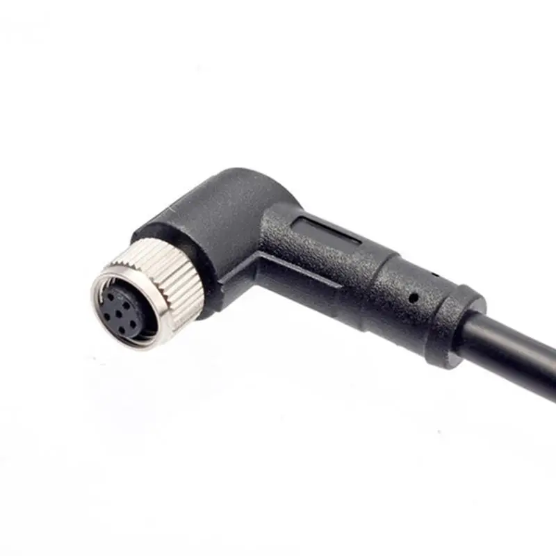 1-5M Waterproof M8 Sensor Connector Wire 3 4 5 6 8Pin PUR/PVC Welding Cable IP67 Straight/Angle Aviation Male Female Plug Line