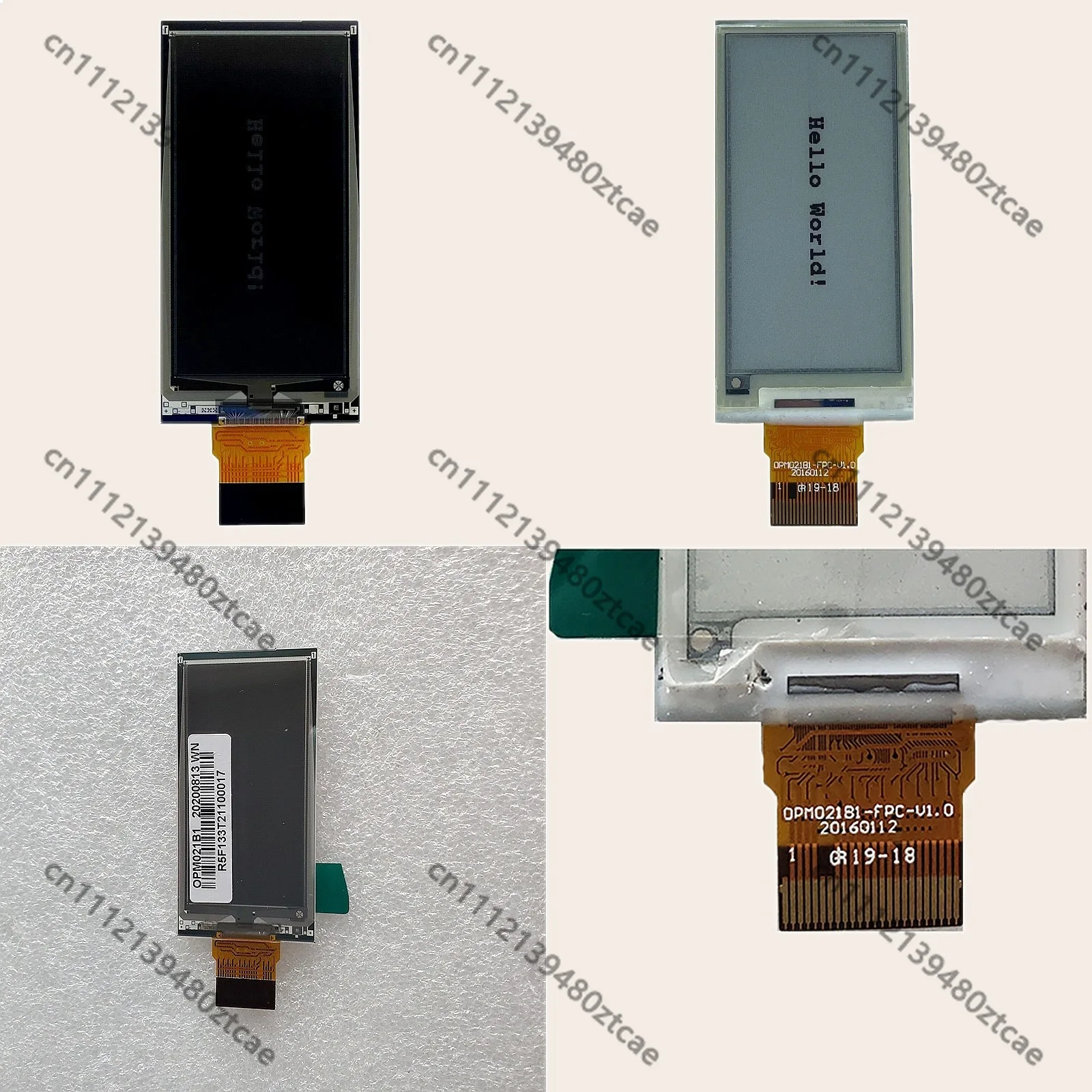 1PC OPM021B1 FPC V1.0 2.13 Inch LCD Display Screen Replacement for Thermostat Repair