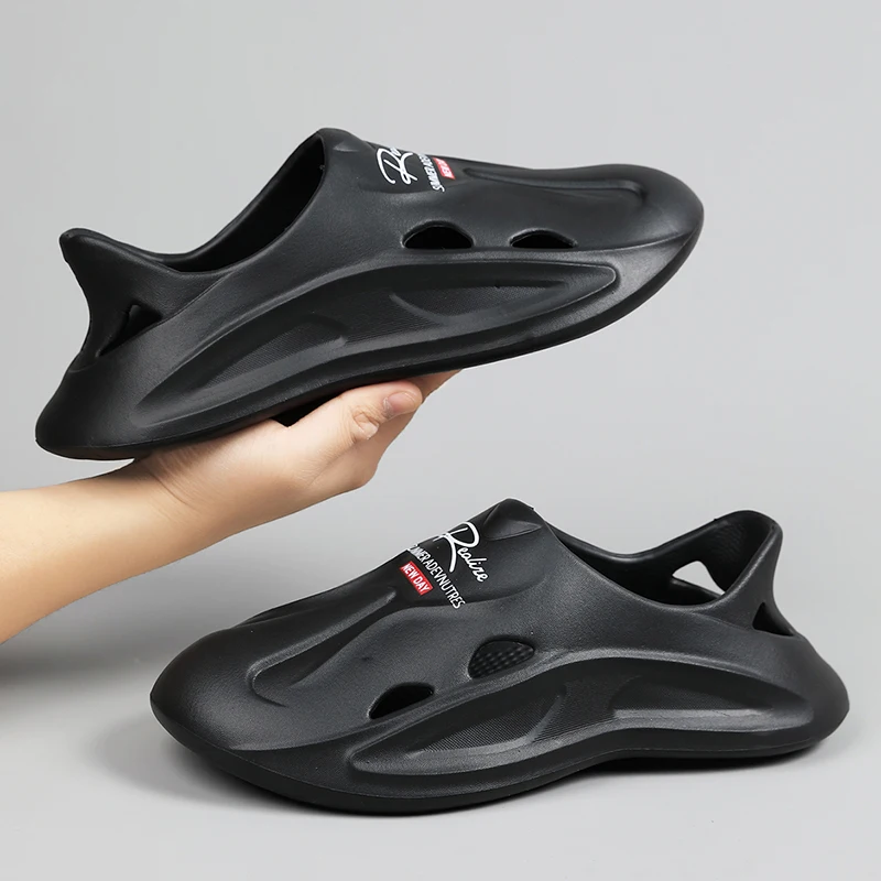 أحذية رجالية صيف 2025 جديدة غير قابلة للانزلاق ومضادة للرائحة أحذية الشاطئ الخارجية قابلة للتنفس صنادل للرجال #2