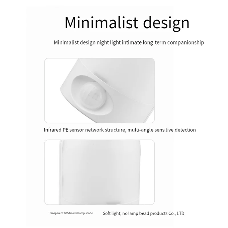 

AA21-LED Sensor Light Small Table Lamp Dormitory Bedside Night Light Portable Emergency Night Light