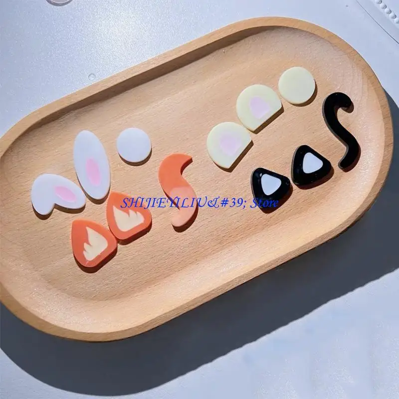 

E21F Filler Small Tail Silicone Mold Woman Keychain Bag Decorative Mold