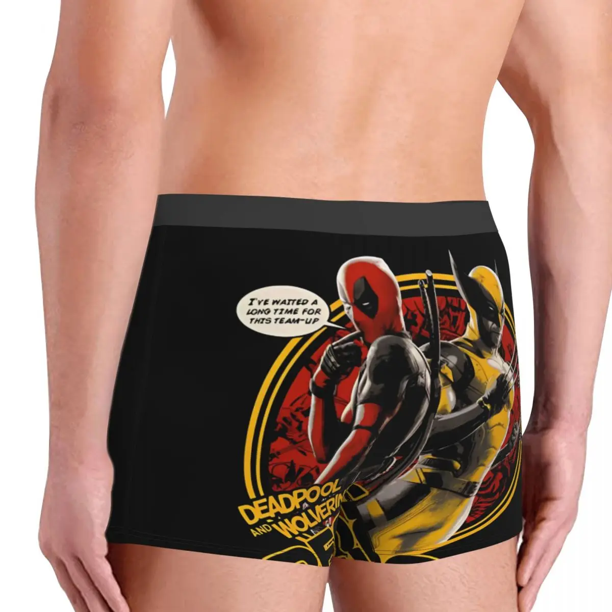 Deadpool & Wolverine Together Boxers Shorts New Gift Man Humorous Underwear Friendship Quilt Underpants Cozy Boxer Briefs Merch