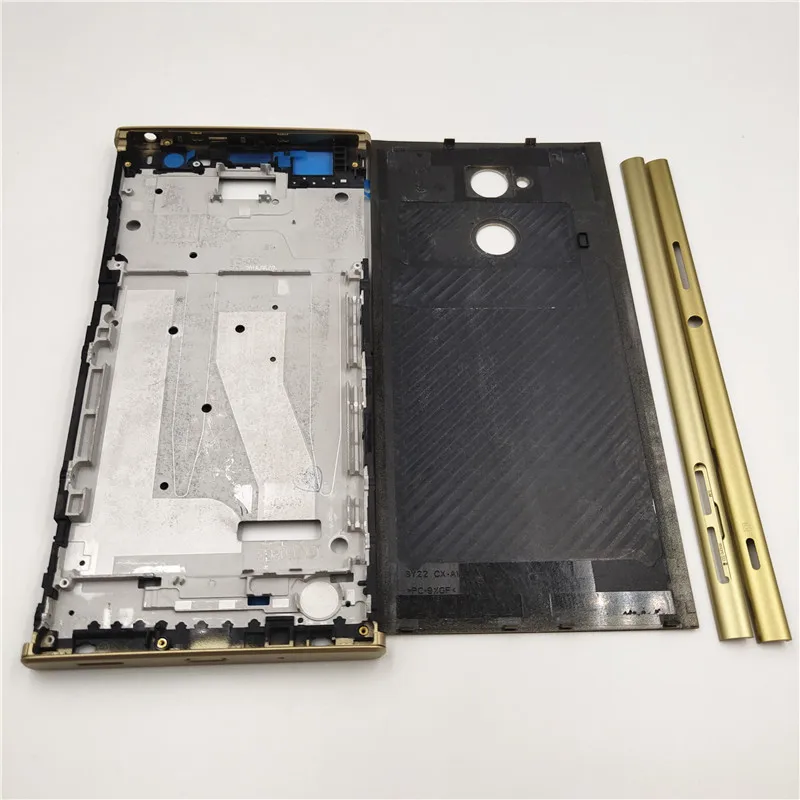 New Full Housing Middle Front Frame Bezel Housing For Sony Xperia XA2 Ultra C8 H4233 H3213 With Battery Back Cover