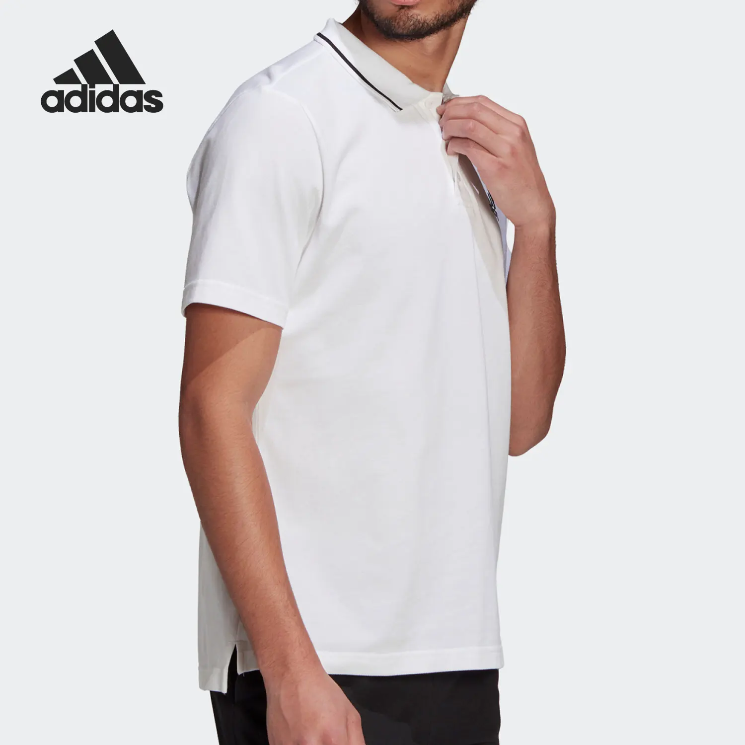 Adidas Originals Authentic Men's Summer Casual Fashion Short Sleeve Polo Shirt GK9221