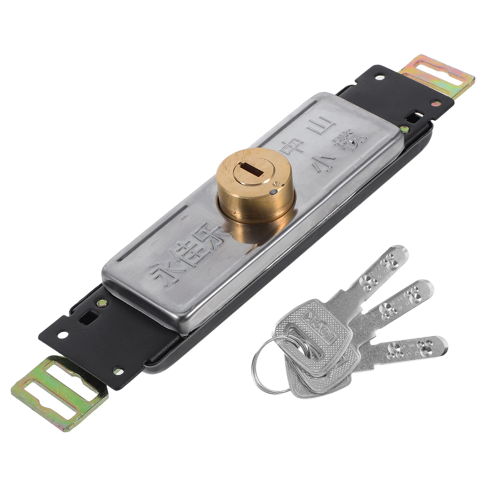 롤링 게이트 도어 잠금장치 중형 셔터 보안 상업용 주거용 키 내구성 쉬운 사용 현대적 디자인 도어 잠금장치