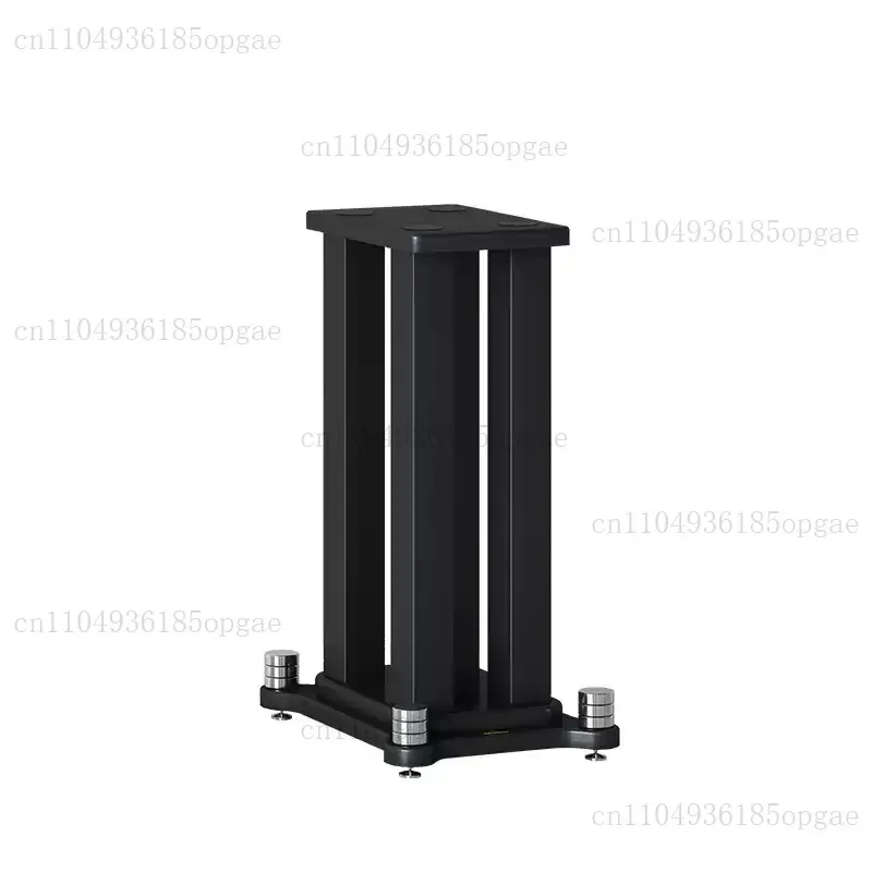 2Pcs 20-80cm Speaker Stand 5x5CM Steel Column Audio Stand Tray Bracket For DJ Bookshelf Speakers Satellite Surround Sound System