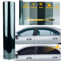 Solar Tint  Photochromic Film Sun Control Film  VLT Changed 78%~15% Heat Insulation Film window Protection  Car accessories