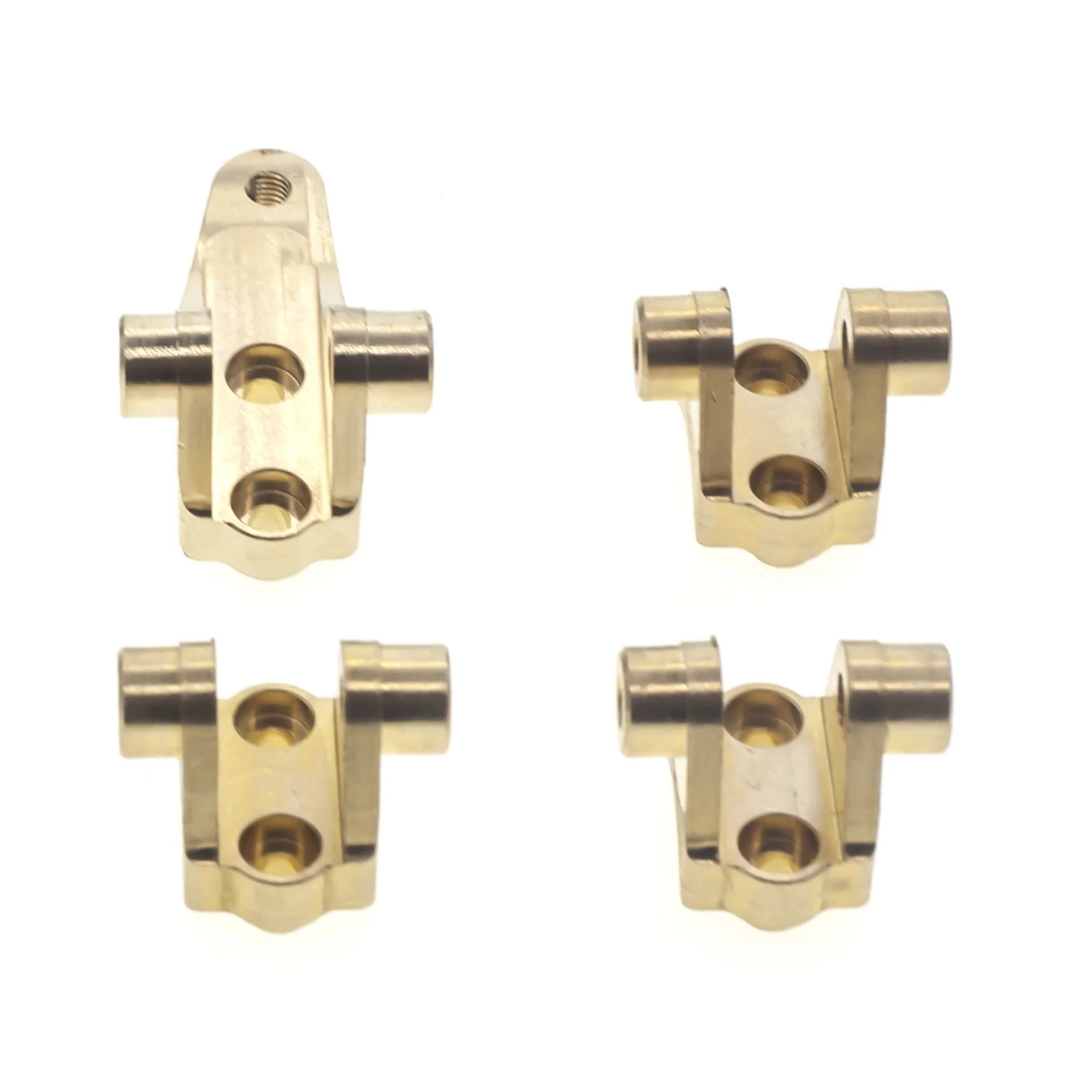 GOOD~Brass Front Rear Axle Lower Shock Mount Suspension Links Stand for 1/10 RC Crawler Car Traxxas TRX4 Upgrade Parts