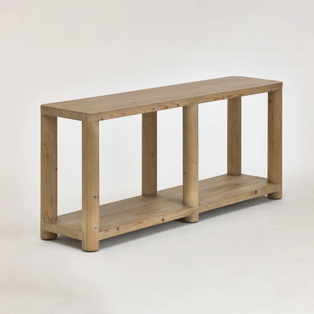 

Oriental Modern Style Pine Console Table, Suitable for Country Style, Handmade Wooden Furniture, Suitable for Home Use