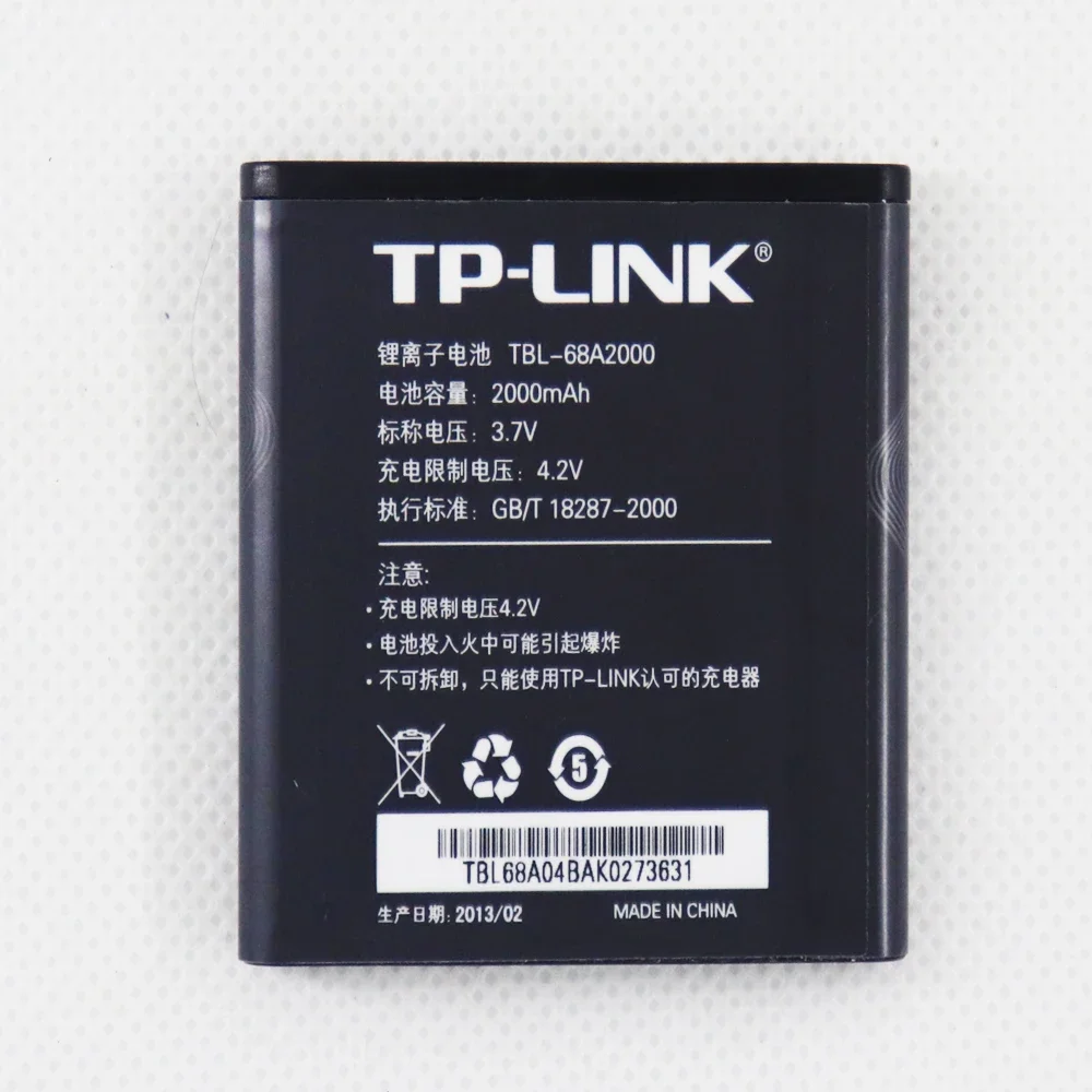 2000mAh TBL-68A2000 Battery For TP-LINK TL-MR11U TL-MR3040 wifi 3.7V Battery Batterie Bateria