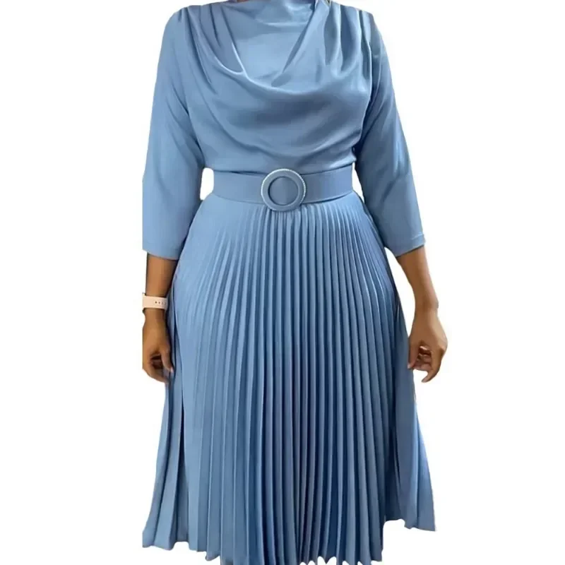 2025 Elegant African Dresses for Women Spring Africa Clothing Office Lady Party Slim Dress Dashiki Ankara Clothes for Women