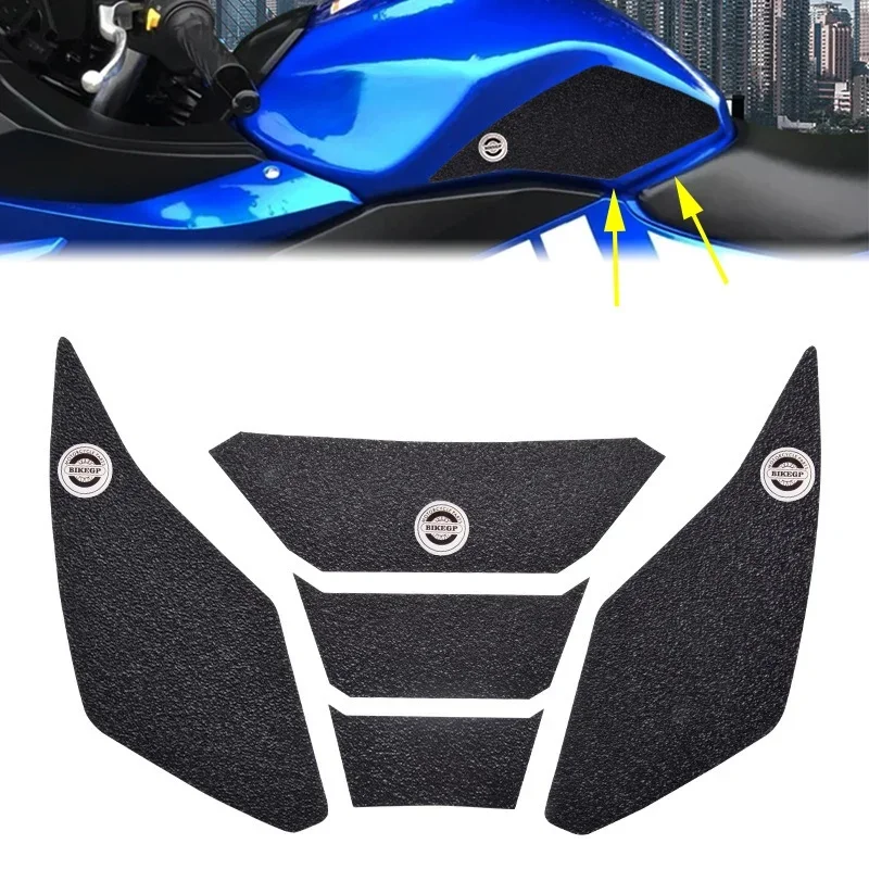 

For Suzuki GSX250R 2017-on Motorcycle Fuel Tank TPU Rubber Anti-slip Side Knee Grip Traction Pad Decor Sticker