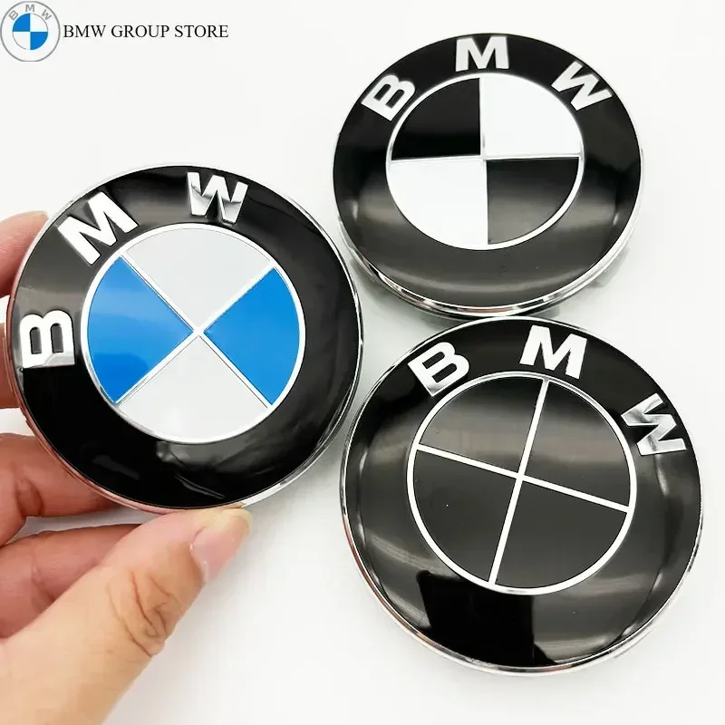 

BMW GROUP 4Pcs 56MM 68MM Car Wheel Center Hub Cover Caps For BMW M M5 E39 E46 E60 E90 F01 F10 F30 G01 G20 G21 G30 G11 F15 X5 X3